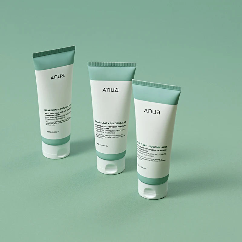 [Anua] HEARTLEAF SUCCINIC MOISTURE CLEANSING FOAM 150ml