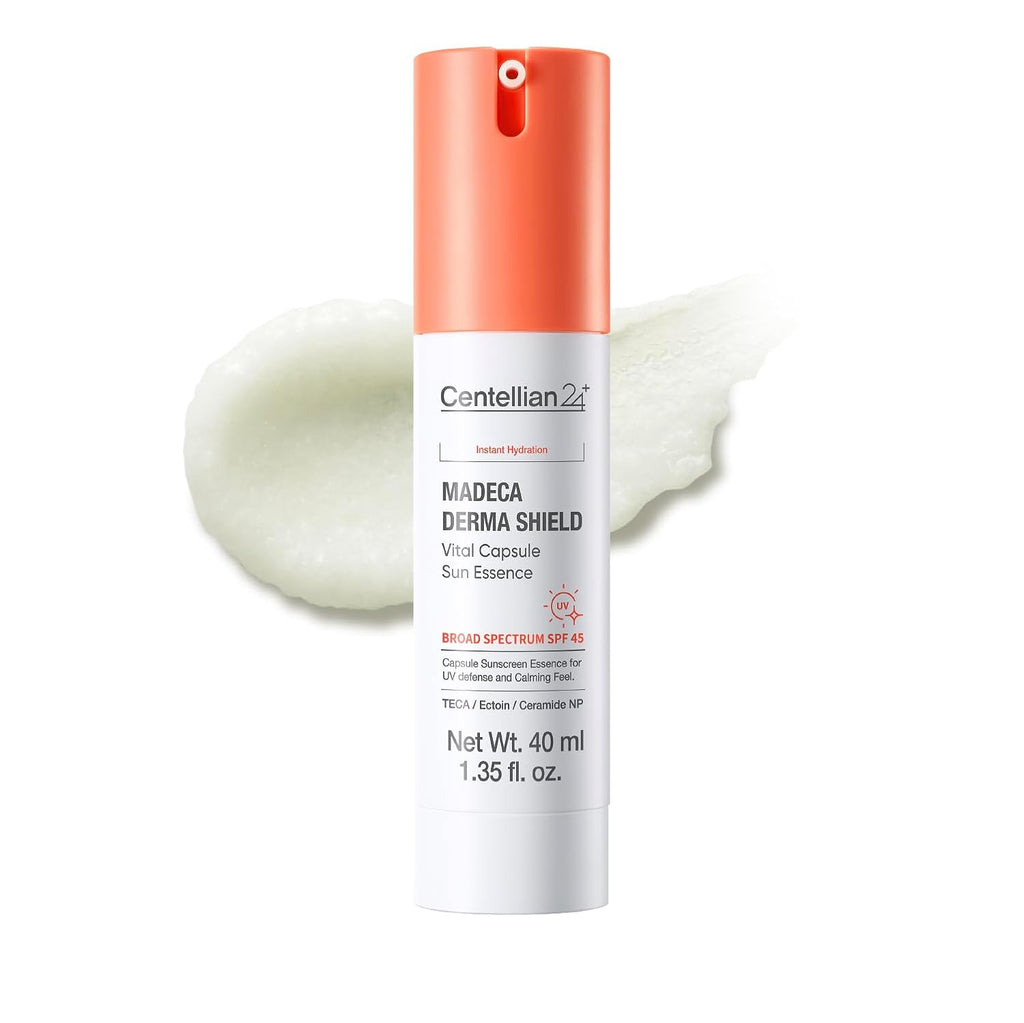 [Centellian24] Hydrate & Soothe Madeca Derma Shield Vital Capsule Sun Essence  SPF 45+