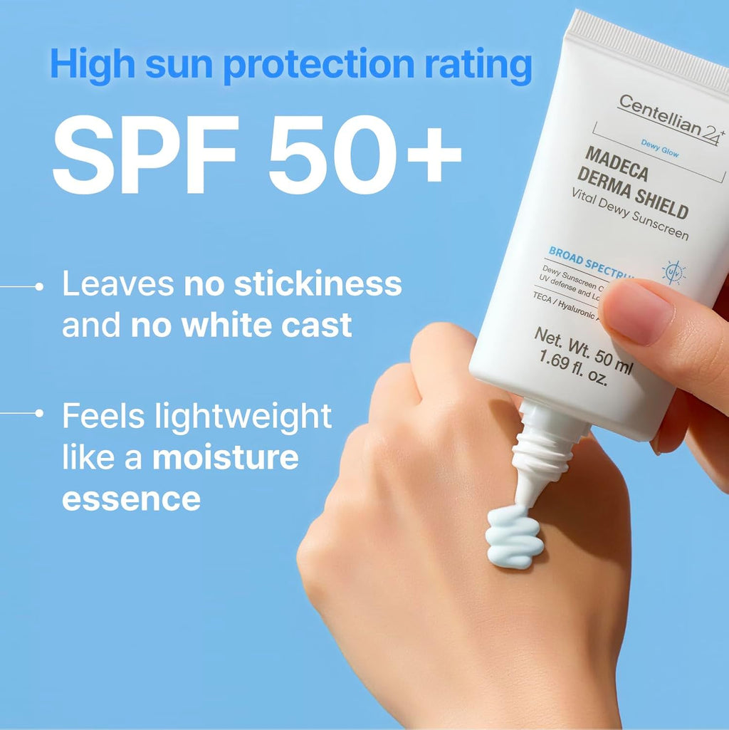 [Centellian24]  Hydrate & Firm Madeca Derma Shield Vital Dewy Sun Cream