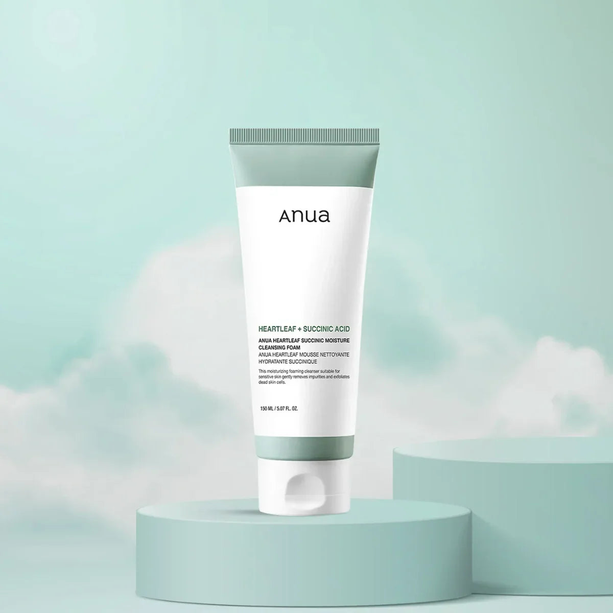 [Anua] HEARTLEAF SUCCINIC MOISTURE CLEANSING FOAM 150ml