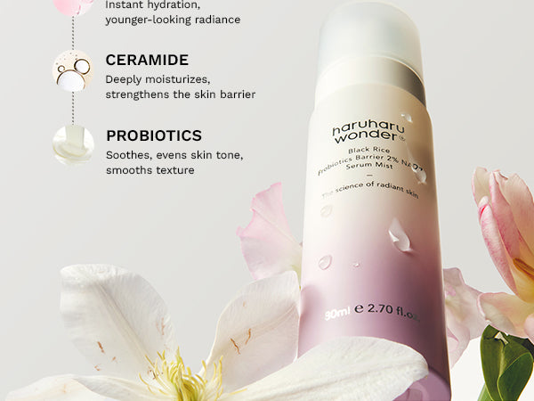 [haruharuwonder] Black Rice Probiotics Barrier 2% NAD + Serum Mist 80ml