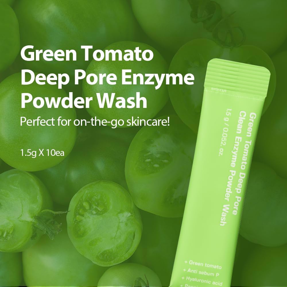 [SUNGBOON EDITOR] Green Tomato Deep Pore Clean Enzyme Powder Wash 1.5gX10ea
