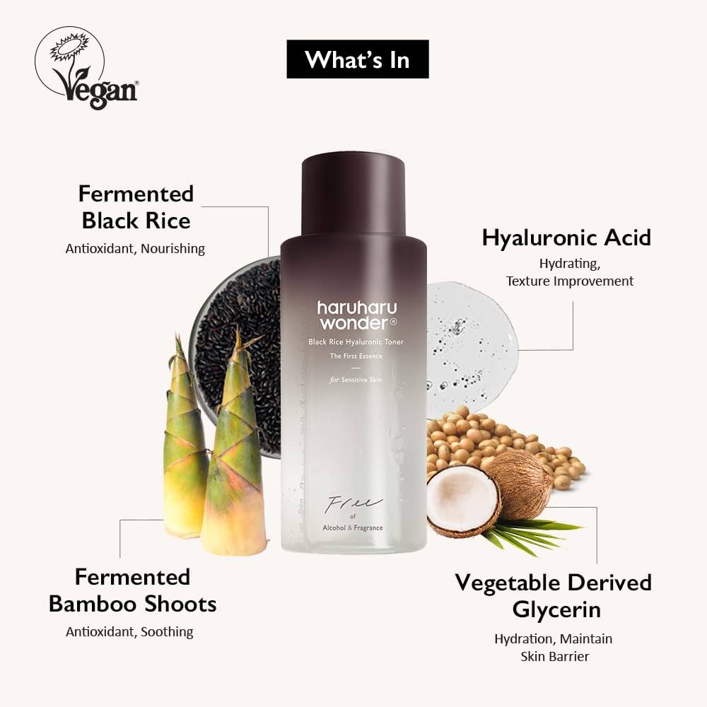 [haruharuwonder] Black Rice Hyaluronic Toner For Sensitive Skin 30ml