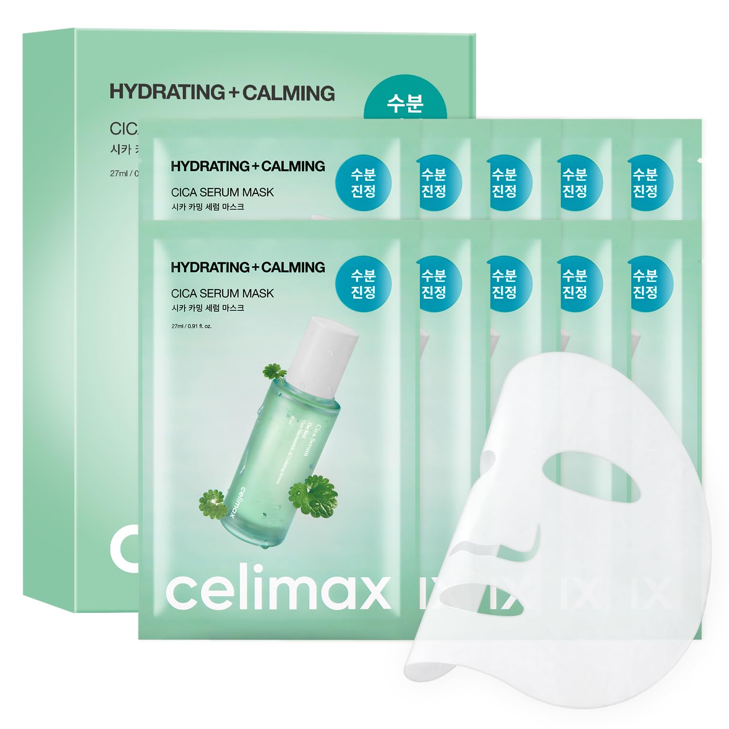 [celimax] The Real Cica Calming Serum Mask 10ea