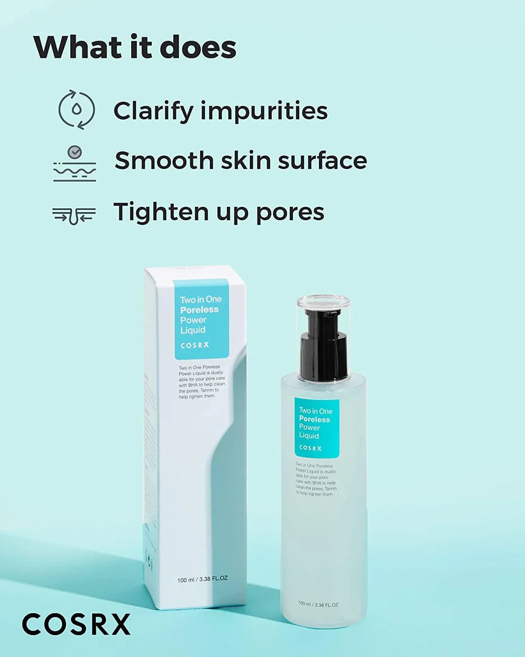 [Cosrx] Two in One Poreless Power Liquid 100ml